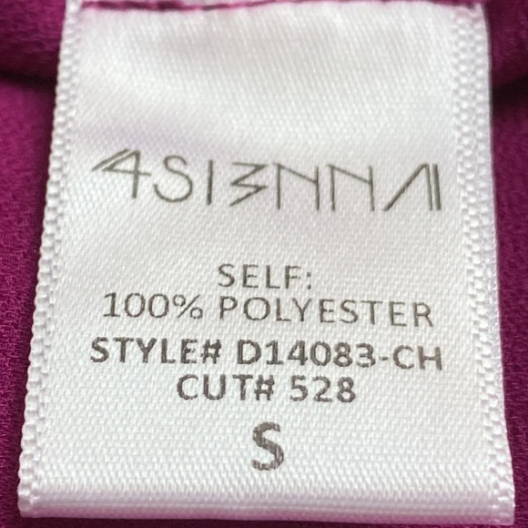 4SI3NNA Magenta Cape Back Swing Dress - Size S - Picture 11 of 14